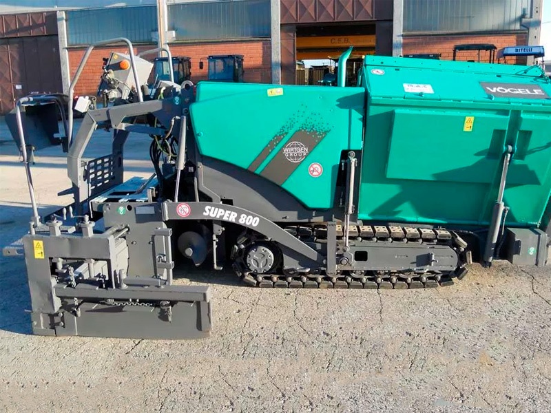 Аренда асфальтоукладчика Vogele SUPER 800